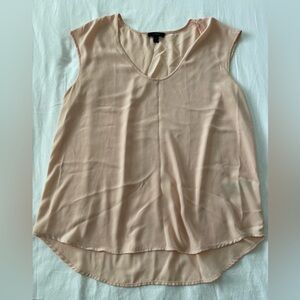 J. Crew Blush Scoop Neck Sleeveless Blouse size 12
